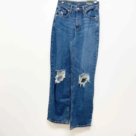Super high rise baggy Wild Fable distressed jeans - Picture 4 of 9